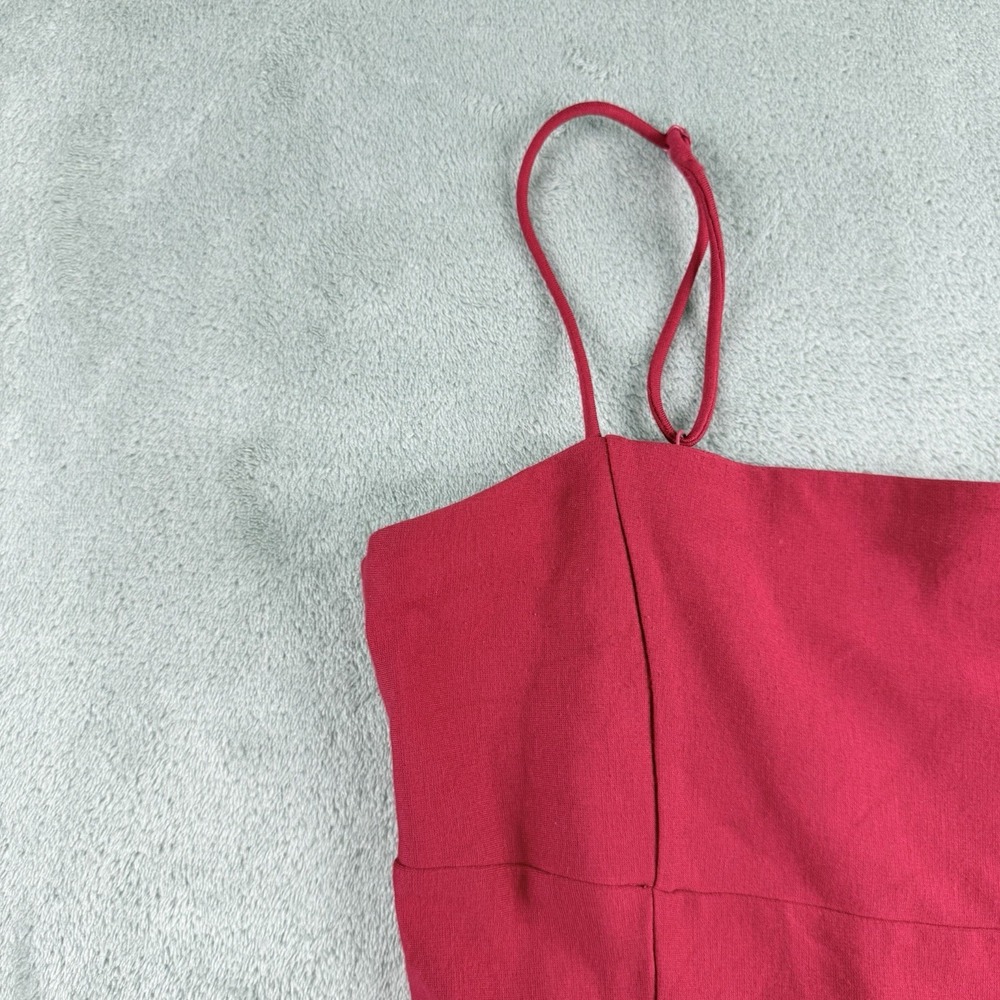 Urban Outfitters Mini Dress Womens Medium Red Adjustable Thin Straps Stretch Y2K - Picture 5 of 14